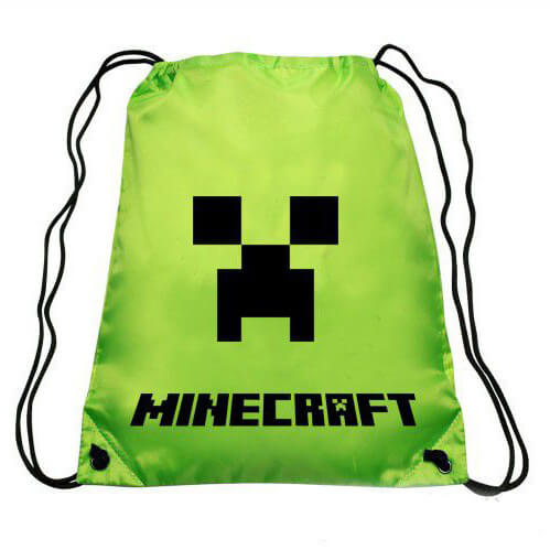 Зелёная сумка Майнкрафт